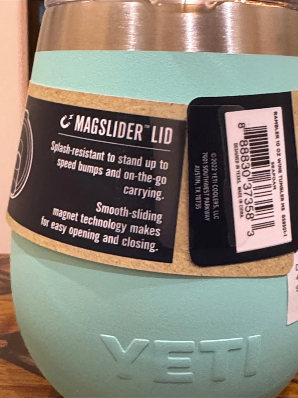 Yeti Rambler 10 oz Wine Tumbler - Seafoam Green